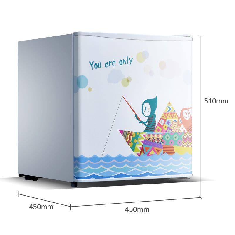 欧立(ONLY) BC-45ME 45升 单门家用时尚节能迷你小冰箱 冷藏微冷冻 一级能效图片