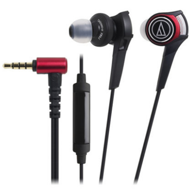 铁三角(audio-technica)ATH-CKS990iS 重低音线控耳机 入耳式智能手机耳麦 黑色