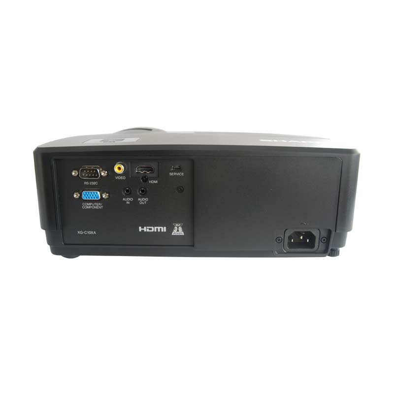 夏普(SHARP)商务教育微型投影仪家用高清高亮投影机 XG-C10XA,1024×768分辨率高清大图
