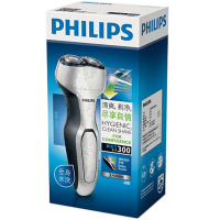 飞利浦(PHILIPS) 电动剃须刀 S300/02 双刀头 全身水洗