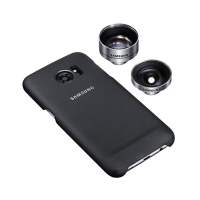 三星原厂S7Edge镜头保护套(黑色) 提供广角镜头&长焦镜头