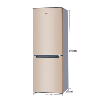 扎努西·伊莱克斯/ZANUSSI ZBM1880HPF 188升双门冰箱 家用节能 冷藏冷冻 小冰箱(金色)