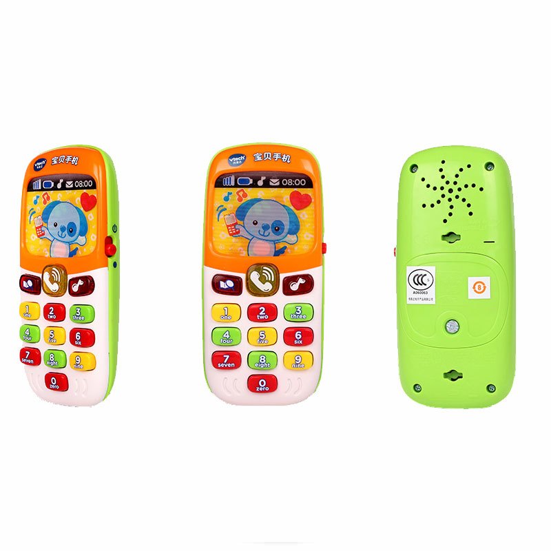伟易达(Vtech)宝贝手机 儿童仿真手机 宝宝电话婴幼儿早教音乐玩具