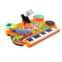 [苏宁自营]伟易达(Vtech) 多功能音乐台 儿童钢琴电子琴带麦克风可录音跟弹音乐启蒙玩具