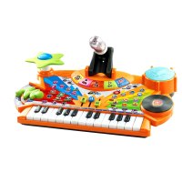 [苏宁自营]伟易达(Vtech) 多功能音乐台 儿童钢琴电子琴带麦克风可录音跟弹音乐启蒙玩具