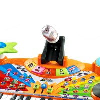 [苏宁自营]伟易达(Vtech) 多功能音乐台 儿童钢琴电子琴带麦克风可录音跟弹音乐启蒙玩具