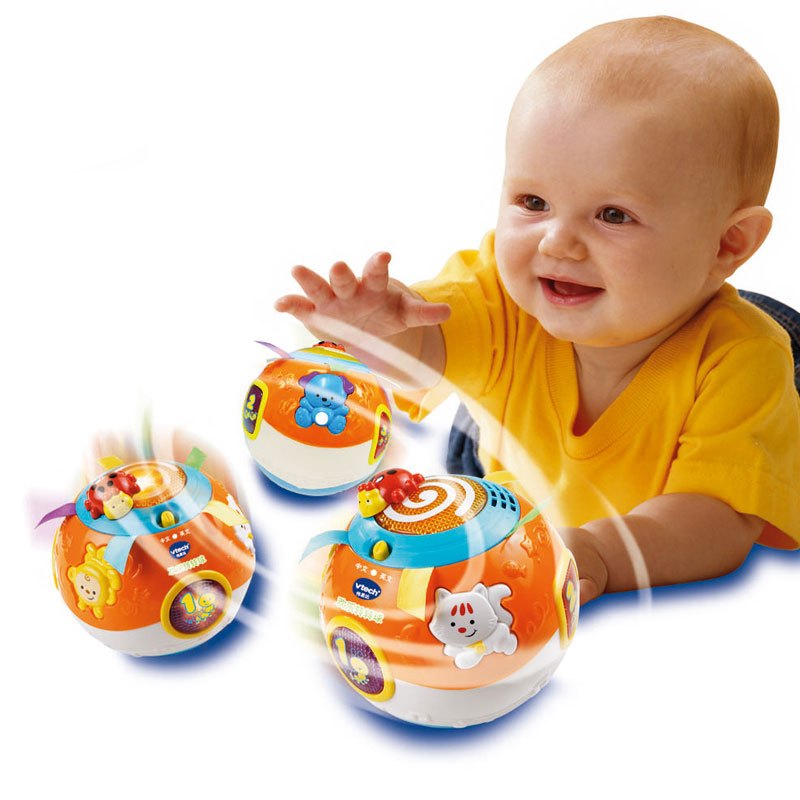 [苏宁自营]伟易达(Vtech)欢乐转转球 婴幼儿宝宝学数字学爬行声光早教益智玩具