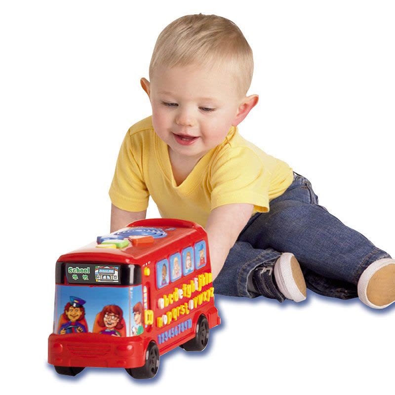 [苏宁自营]伟易达(Vtech) 字母巴士 中英文双语26个字母学习机儿童早教益智宝宝玩具图片