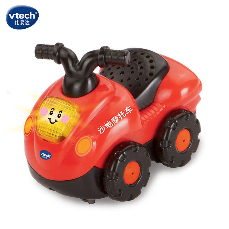 [苏宁自营]伟易达(Vtech) 神奇轨道车系列 模拟场景拼接轨道二代小车儿童益智玩具 沙地摩托车80-151918图片