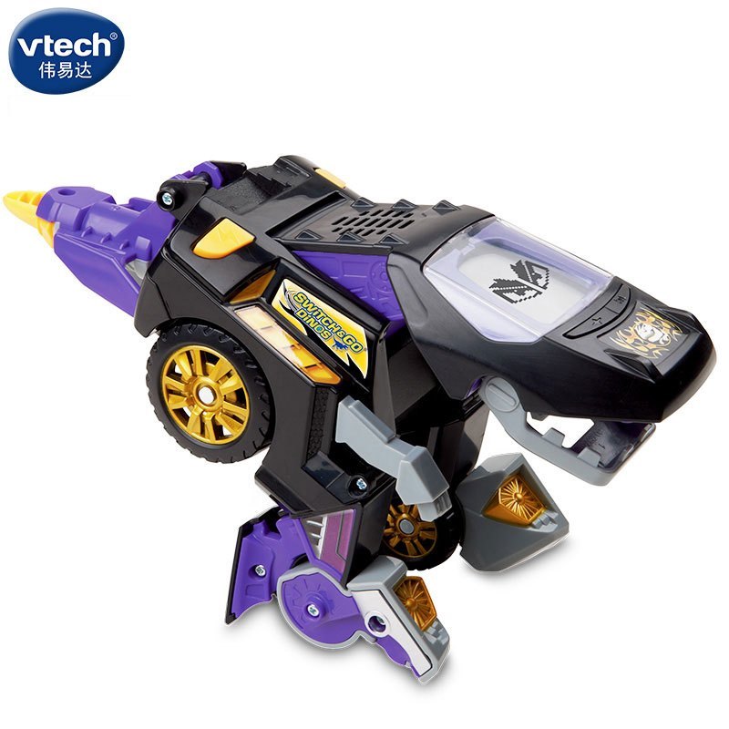 [苏宁自营]伟易达(Vtech) 变形恐龙系列二代 变形机器人汽车百变金刚儿童男孩玩具 巨兽龙80-141318