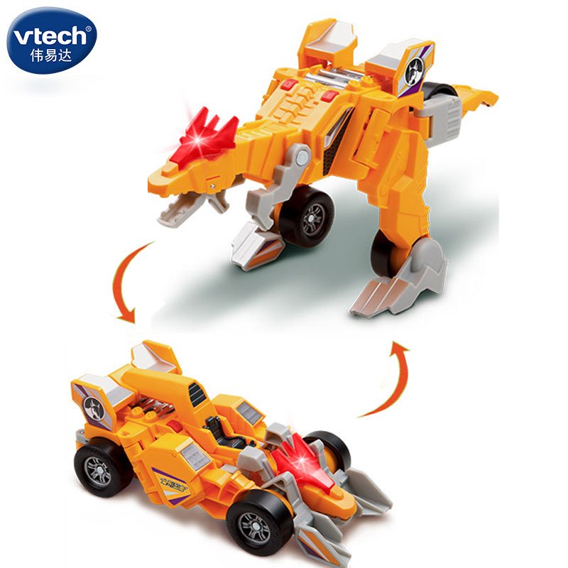 [苏宁自营]伟易达(Vtech) 变形恐龙系列二代 变形机器人汽车百变金刚儿童男孩玩具 冥河龙80-141118