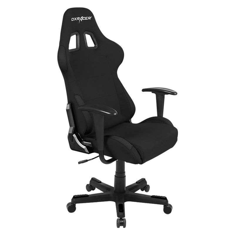 迪锐克斯(DXRacer) F01 黑色电脑椅电竞椅转椅家用人体工学赛车游戏椅子图片