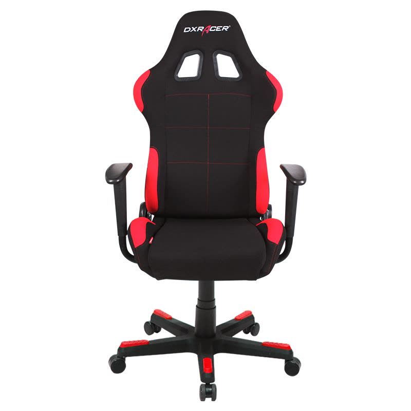 迪锐克斯(DXRacer) F01 黑红色电脑椅电竞椅转椅家用人体工学赛车游戏椅子图片