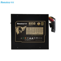 航嘉(Huntkey) 额定650W K650金牌电源(80plus金牌/模组线材/主动PFC/智能温控/全电压)