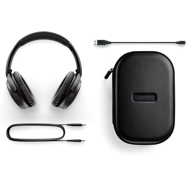 Bose QuietComfort 35 无线耳机-黑色 QC35头戴式蓝牙耳麦 降噪耳机 蓝牙耳机
