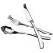 MAXCOOK美厨不锈钢刀叉勺三件套西餐餐具银月系列 MCGC-163