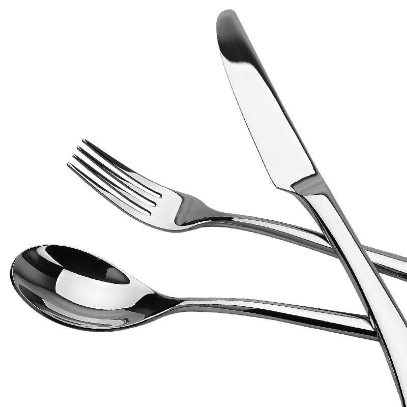 MAXCOOK美厨不锈钢刀叉勺三件套西餐餐具银月系列 MCGC-163图片
