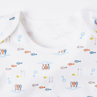 okayfit品物咸亨儿童内衣套装纯棉家居服四季装男女宝宝款
