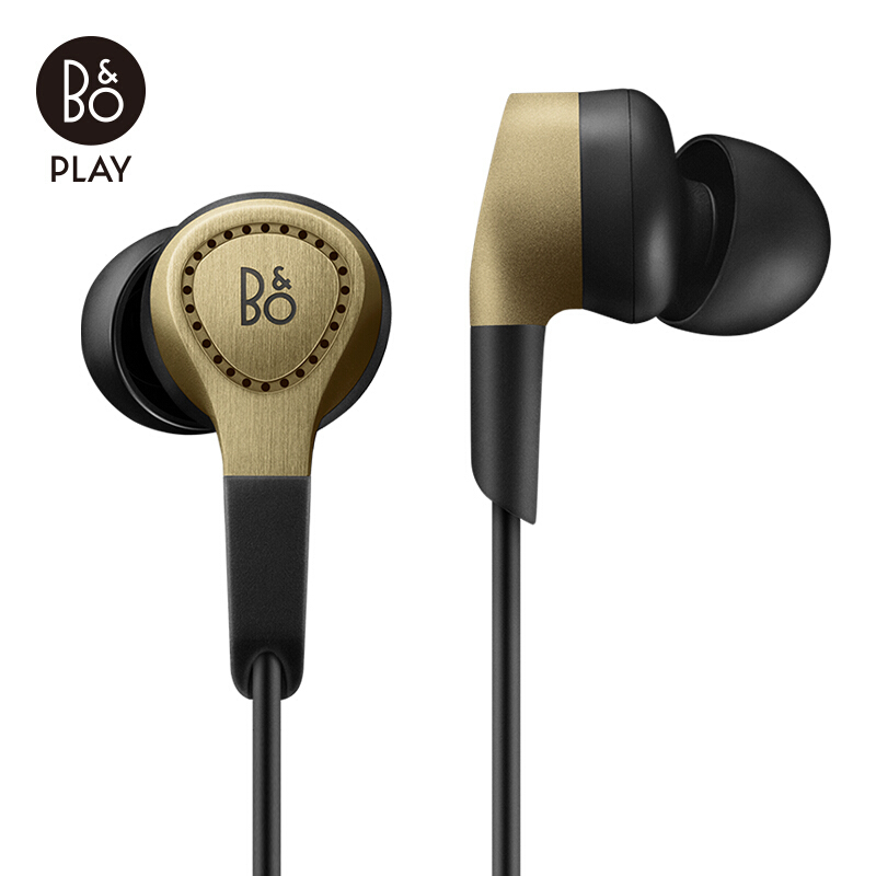 B&O PLAY(Bang&Olufsen)BeoPlay H3 入耳式时尚线控通话耳机 有线耳机 香槟色