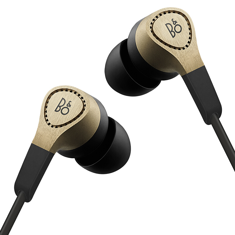 B&O PLAY(Bang&Olufsen)BeoPlay H3 入耳式时尚线控通话耳机 有线耳机 香槟色