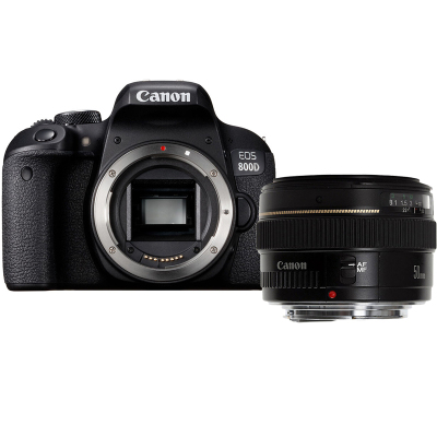 佳能(Canon) EOS 800D (18-55 STM) 配件套装 数码单反相机 单镜头套装 约2420万像素