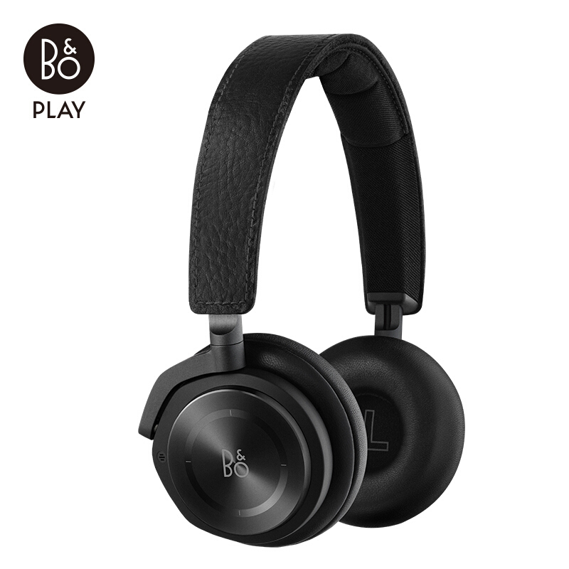 B&O PLAY（by Bang & Olufsen）BeoPlay H8 无线蓝牙贴耳式降噪耳机 铝制触摸界面 黑色