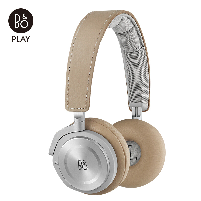 B&O PLAY（Bang&Olufsen）BeoPlay H8 无线蓝牙头戴式贴耳式降噪耳机 铝制触摸界面 米褐色
