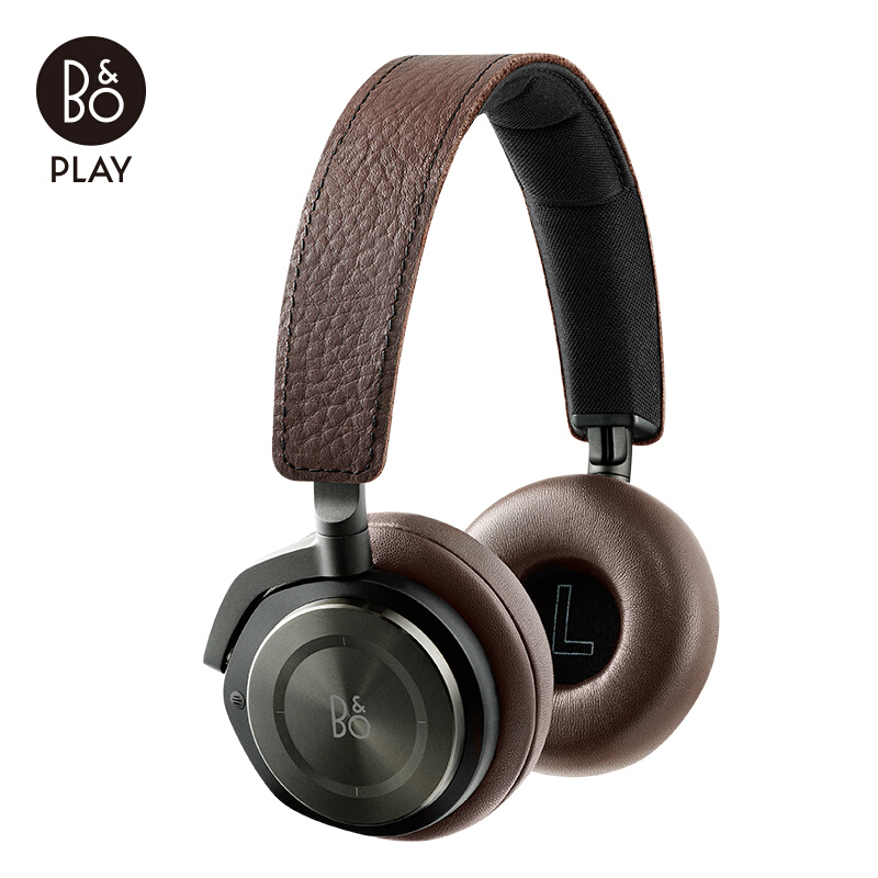 B&O PLAY（by Bang & Olufsen）BeoPlay H8 无线蓝牙贴耳式降噪耳机 铝制触摸界面 灰褐色