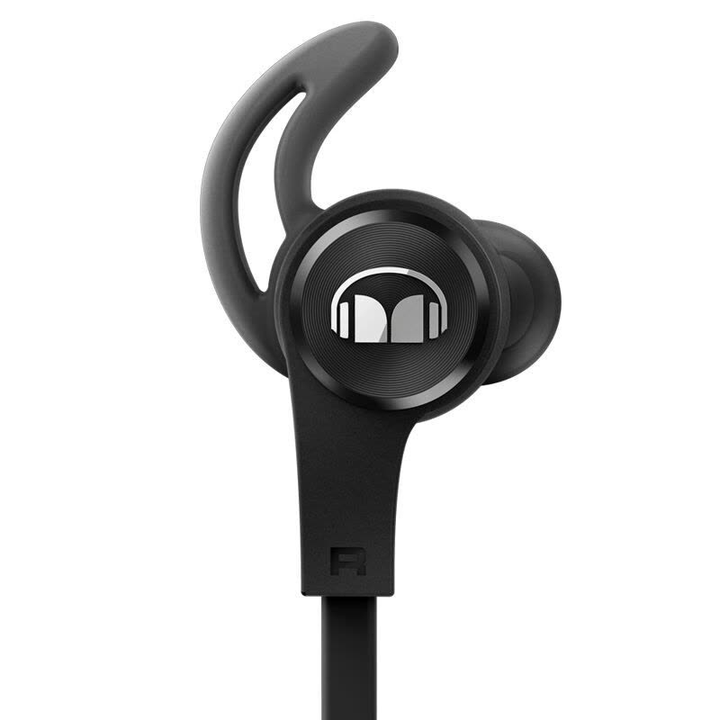 魔声(Monster)iSport Achieve BT爱运动无线蓝牙耳机 手机通用带耳麦耳塞入耳式跑步耳机黑色图片
