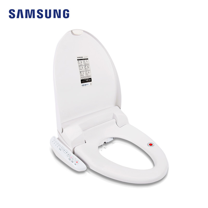 SAMSUNG三星洁身器 即热型智能马桶盖SBD-NB255 落座感应式马桶盖板 暖风烘干型坐便器盖板 智能除臭电子盖板