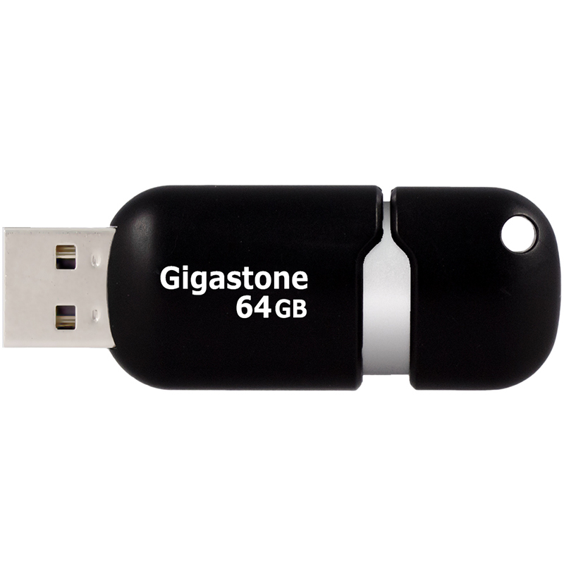立达（Gigastone）U207S 胶囊小小胖U盘 黑色 64G