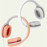 小米(mi)头戴耳机轻松版 橙色头戴式有线控耳机