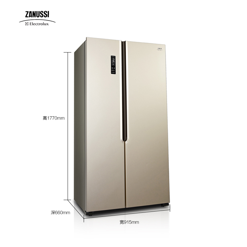 扎努西·伊莱克斯/ZANUSSI ZSE5202HPA 520升电脑风冷变频节能对开门冰箱