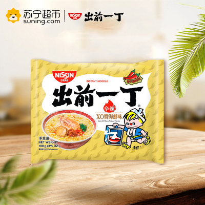 出前一丁高品质即食面XO海鲜酱味100g*5袋