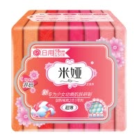 米娅 (Mia) 新少女系列 蚕丝蛋白 超薄日用迷你巾 180mm 15片装