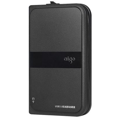 爱国者(aigo) HD8162T 无线移动硬盘 USB3.0 黑色