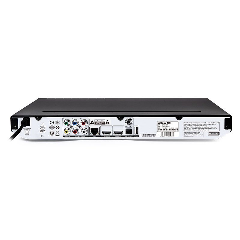 杰科(GIEC)BDP-G4350 3D蓝光dvd播放机影碟机 支持4K转换 内置WIFI 高清USB 光盘 硬盘 网络