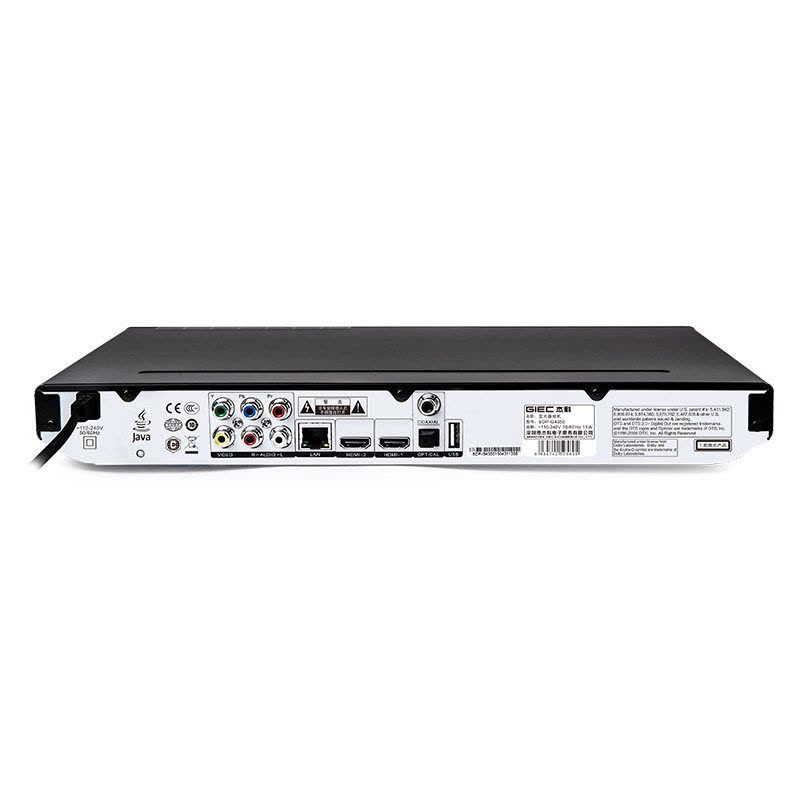 杰科(GIEC)BDP-G4350 3D蓝光dvd播放机影碟机 支持4K转换 内置WIFI 高清USB 光盘 硬盘 网络图片