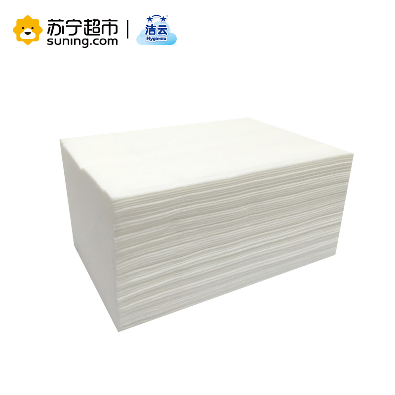 洁云(Hygienix) 抽纸 漫步森林系列 三层130抽*8包纸巾