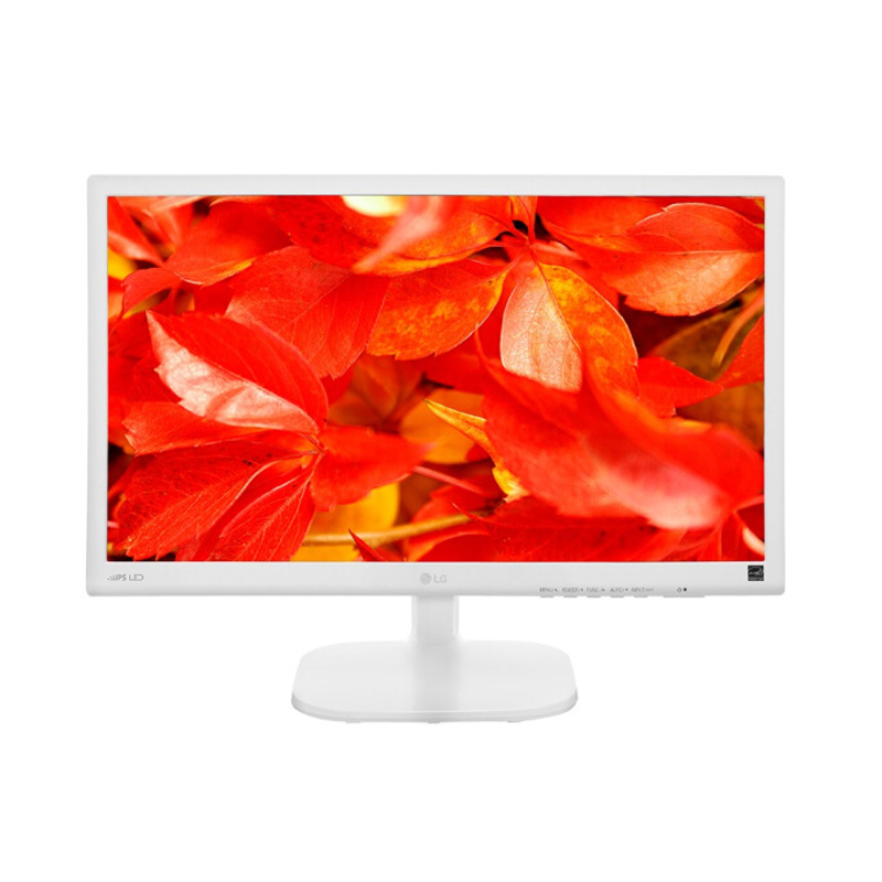 LG 22MP48HQ-W 21.5英寸 光滑切割设计 IPS硬屏 低闪屏 滤蓝光 液晶显示器