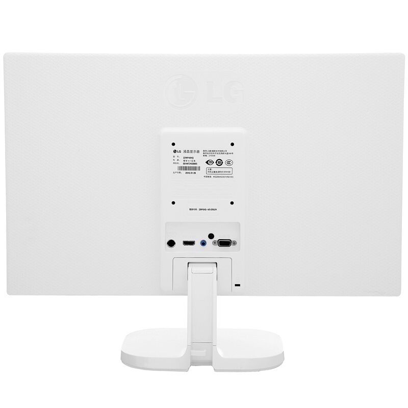 LG 22MP48HQ-W 21.5英寸 光滑切割设计 IPS硬屏 低闪屏 滤蓝光 液晶显示器
