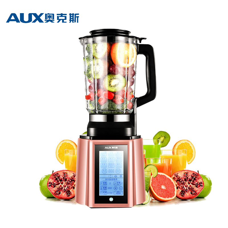 奥克斯(AUX)破壁机HX-PB966 真空破壁 5.5寸大屏 可蒸煮可预约 榨汁机 豆浆机 辅食料理机