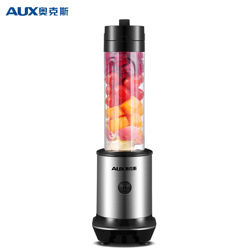 奥克斯(AUX)便携式搅拌机HX-BL08 四维立体刀头 鲜榨果汁 一键操作 果汁机 原汁机 榨汁机