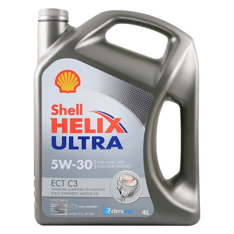 壳牌(Shell)灰喜力 Helix ULTRA ECT C3 5W-30 全合成机油 4L/瓶 (德国原装进口)图片