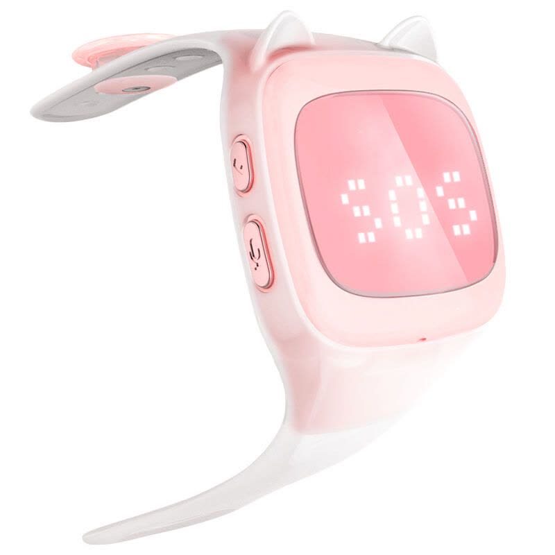 糖猫 teemo basic儿童电话智能手表 粉色 儿童智能手表GPS定位基础版 粉色图片