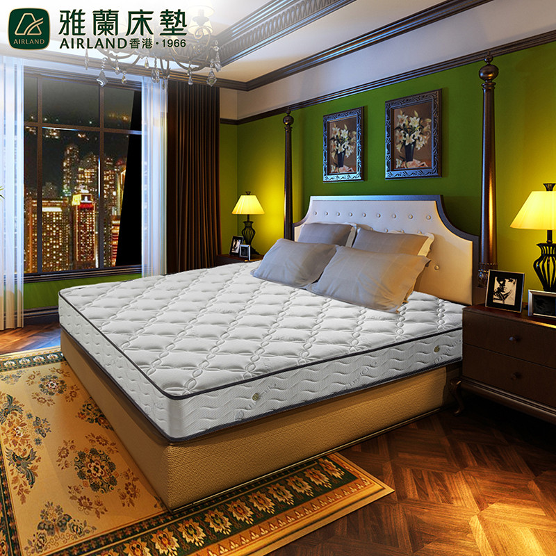 香港AIRLAND雅兰床垫 云丝两用弹簧床垫 天丝面料 卧室单/双人床垫 1.5米/1.8米床垫