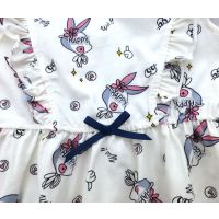 安笛贝乐品牌夏装女童短袖连衣裙中小童新款夏季韩版童装纯棉宝宝儿童沙滩裙公主裙子90-130cm