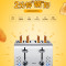 东菱(Donlim)多士炉DL-8590A烤面包机家用商用不锈钢机身4片早餐机不锈钢多槽