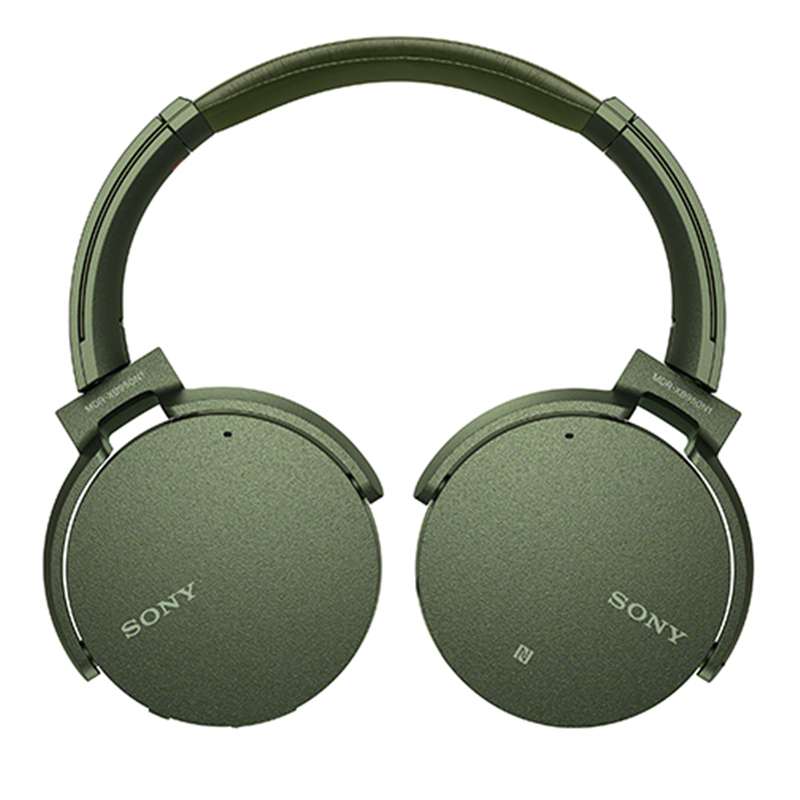 索尼(SONY)无线降噪立体声耳机 MDR-XB950N1(绿色) 头戴式 重低音 无线蓝牙耳机