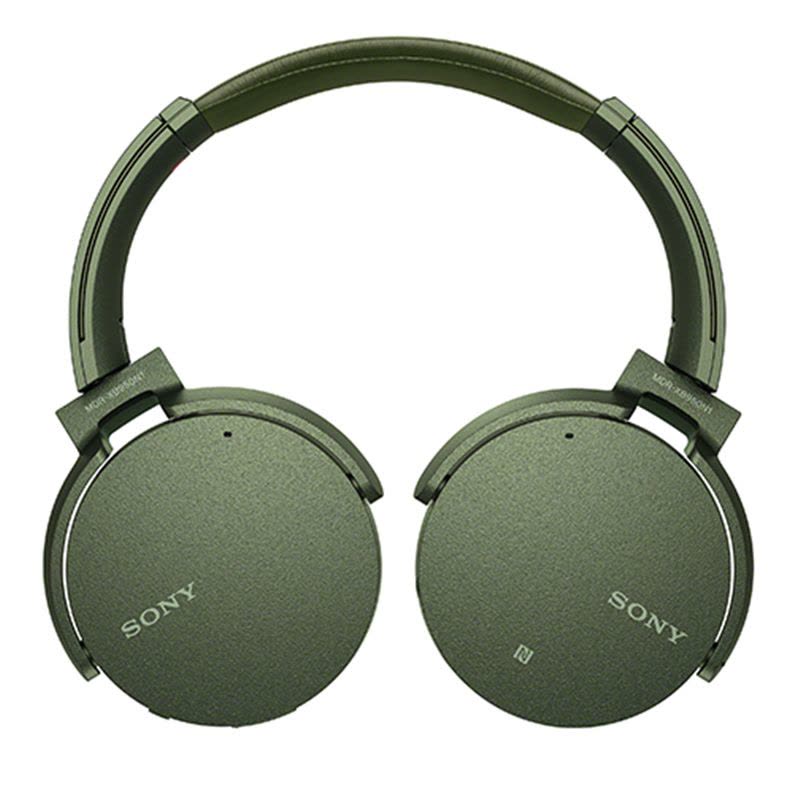 索尼(SONY)无线降噪立体声耳机 MDR-XB950N1(绿色) 头戴式 重低音 无线蓝牙耳机图片